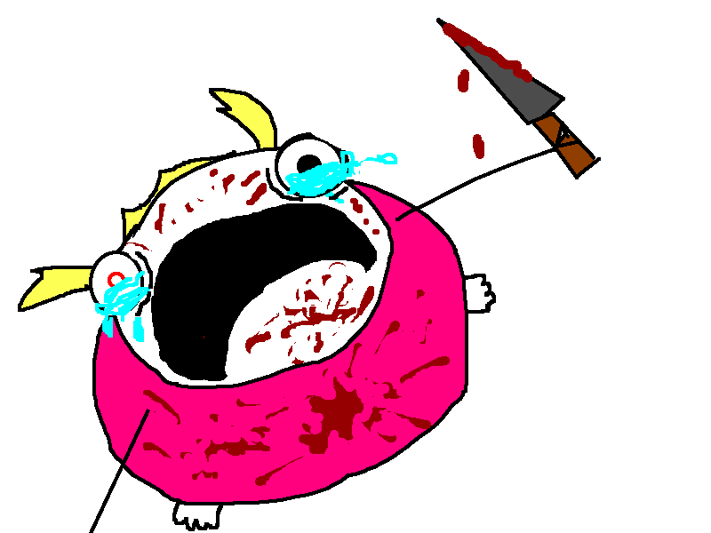 Cartoon Dead Fish