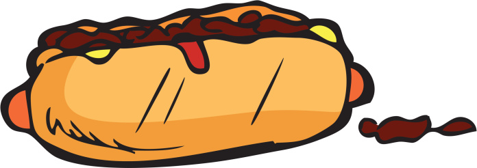 Chili Dog Clip Art, Vector Images & Illustrations
