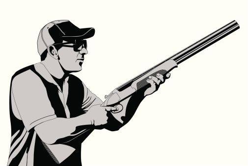 Skeet Shooting Clip Art, Vector Images & Illustrations