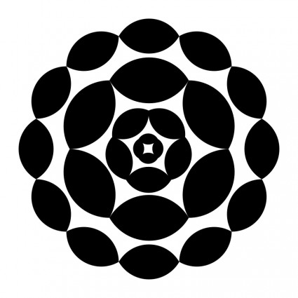 12 football petal flower Vector clip art - Free vector for free ...