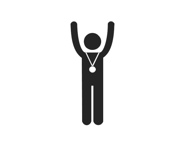 People pictograms - Vector stencils library | People pictograms ...