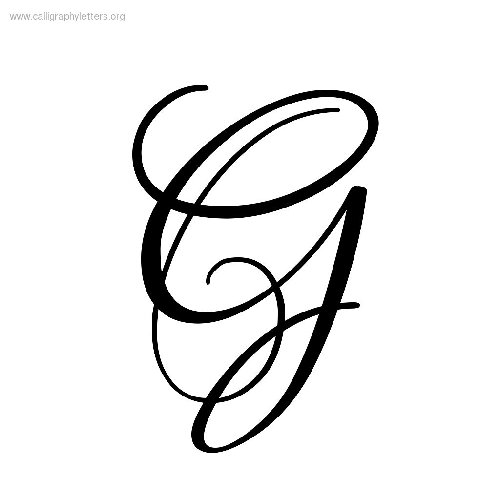 Lovers Quarrel A-Z Calligraphy Lettering Styles To Print ...