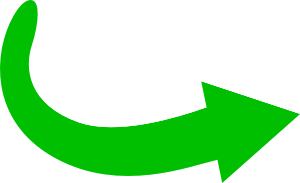 Green Rounded Arrow Clipart