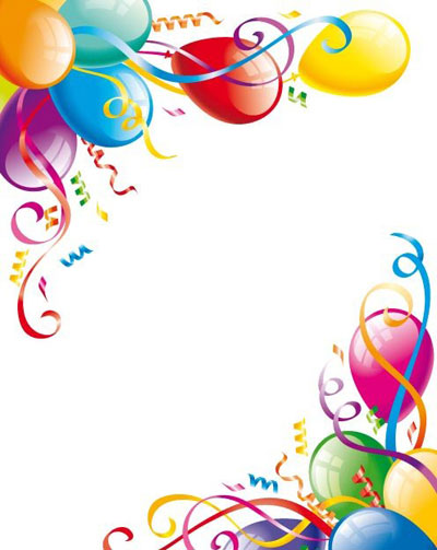 Free Birthday Border Clipart Image - 1220, Birthday Borders And ...
