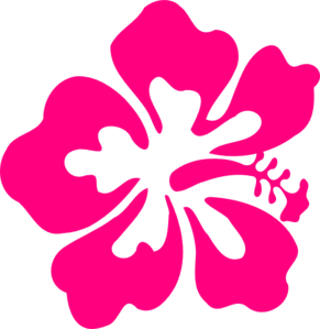 One Hibiscus clip art - vector clip art online, royalty free ...