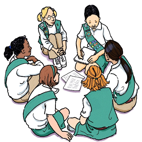 Girl Scout Clip Art - Juniors