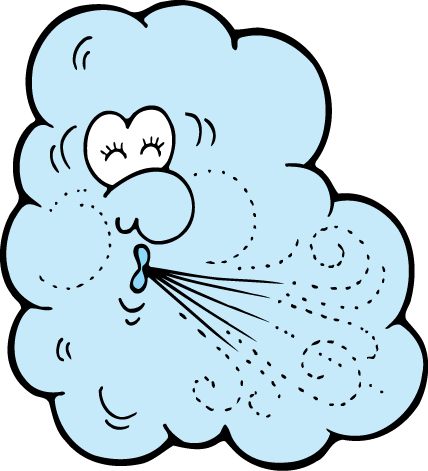 Windy Cloud - ClipArt Best