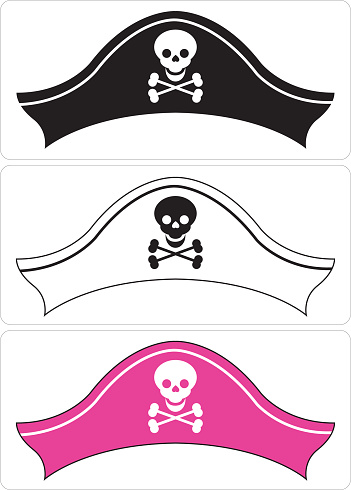 Pirate Hat Clip Art, Vector Images & Illustrations