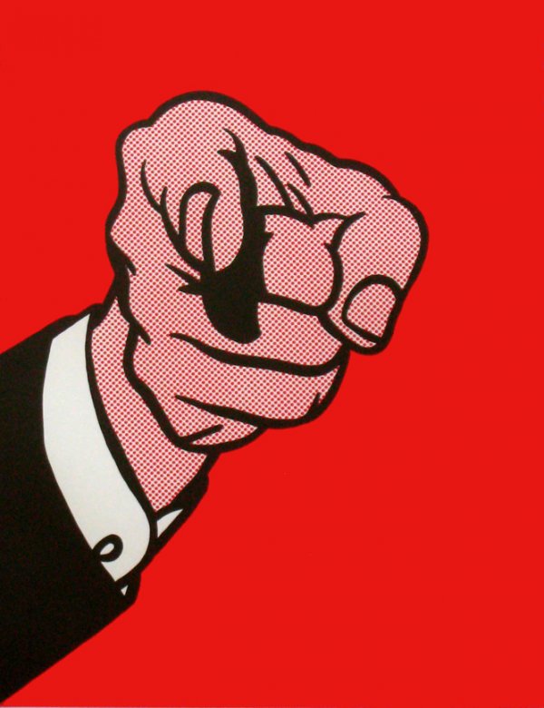 Finger Pointing (Corlett 126) by Roy Lichtenstein at Joseph K ...