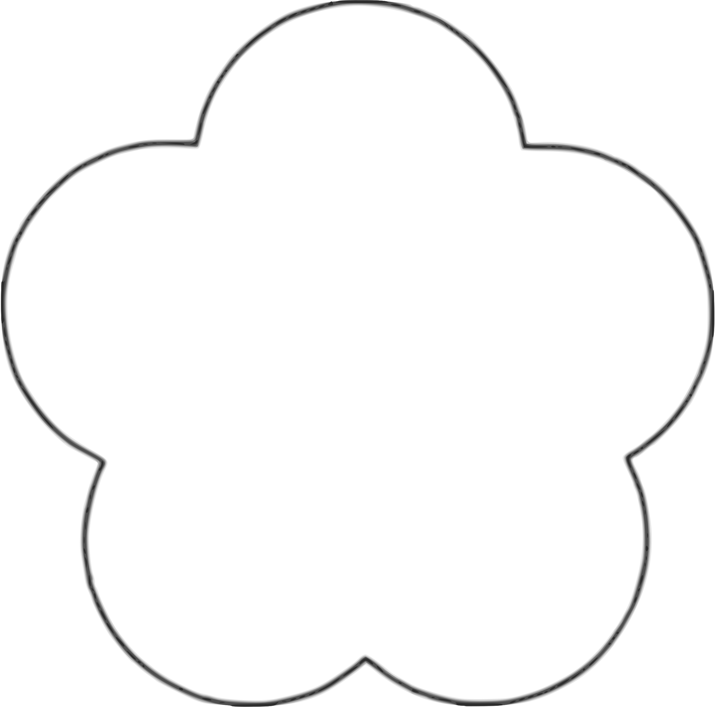 Black and white scalloped large logo circle clipart
