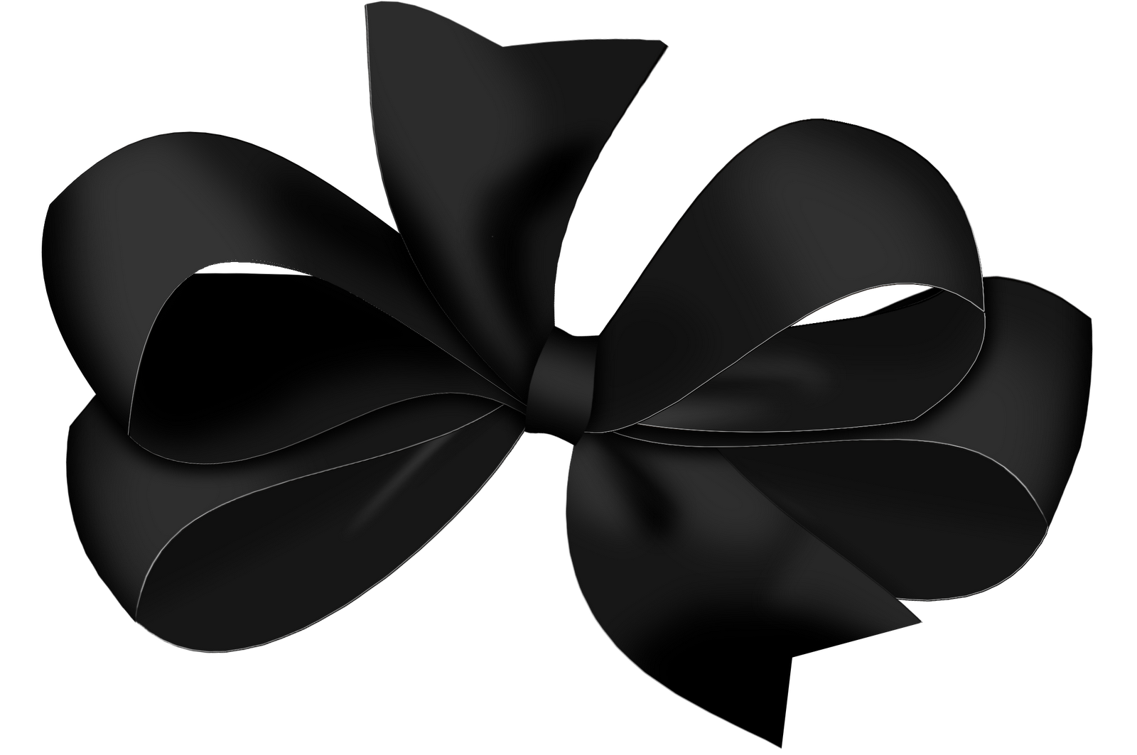 Black Bow Clipart
