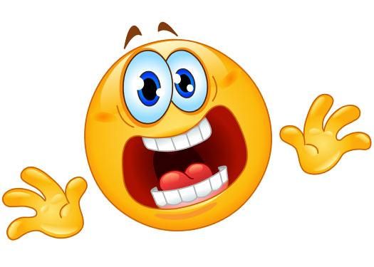 Confused smiley face clip art
