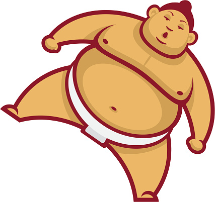 Sumo Wrestling Clip Art, Vector Images & Illustrations