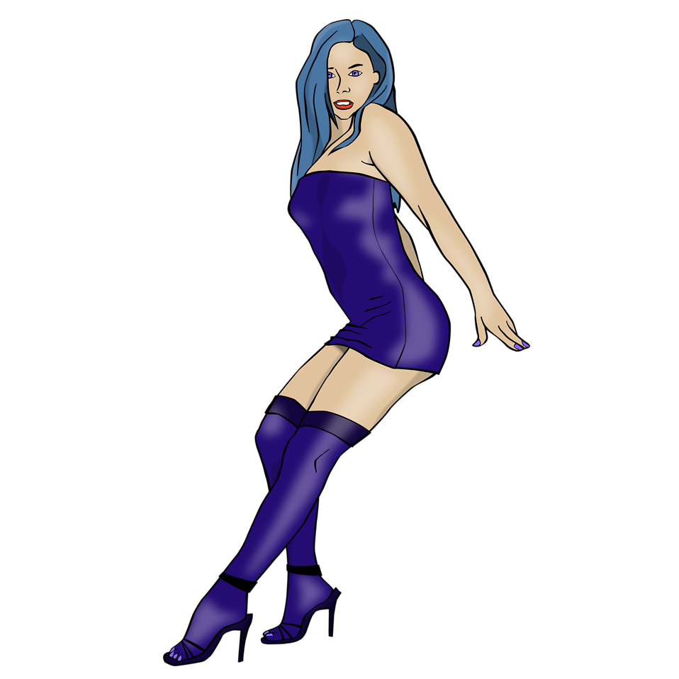 Clipart beautiful woman