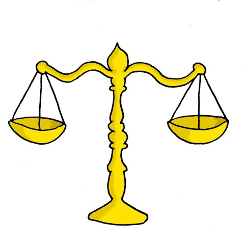 Scales Of Justice Clip Art - Tumundografico