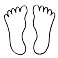 Best Photos of Foot Cut Out Template - Babies Feet Cut Out ...