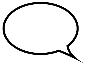 Word bubble speech bubble clip art 3 image #21635