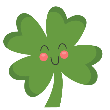 Cute Four Leaf Clover SVG cut files for scrapbooking silhouette ...