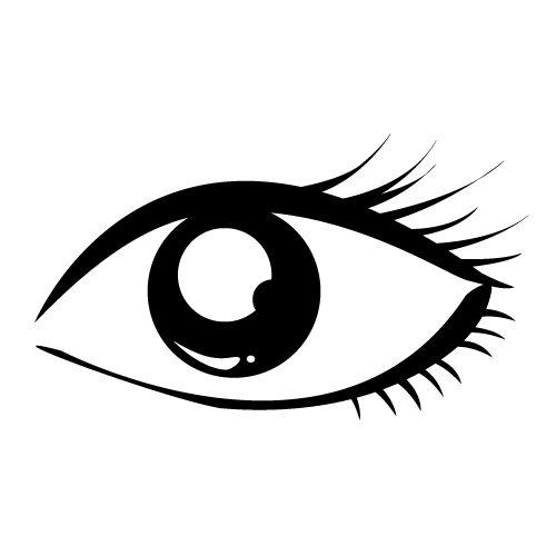 Beautiful Eye Clipart Black And White