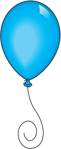 Blue Balloon Clipart