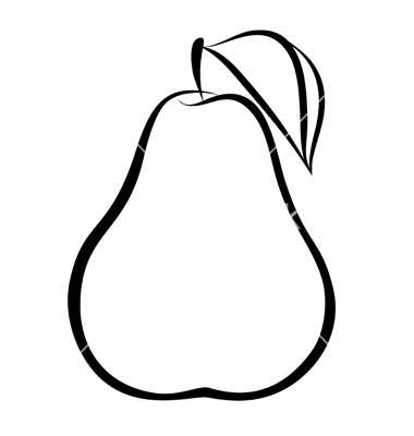 4 Best Images of Pear Template Printable - Pear Outline Clip Art ...
