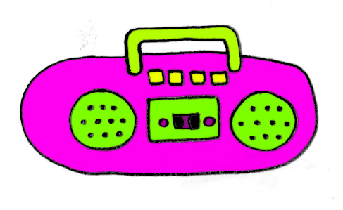 Boom Box Clipart