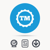 Registered trademark icon. Intellectual work protection symbol ...