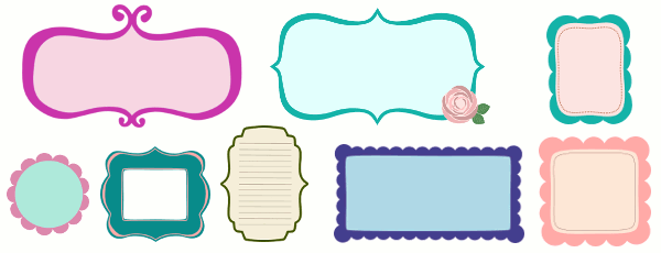 Label Templates Clipart