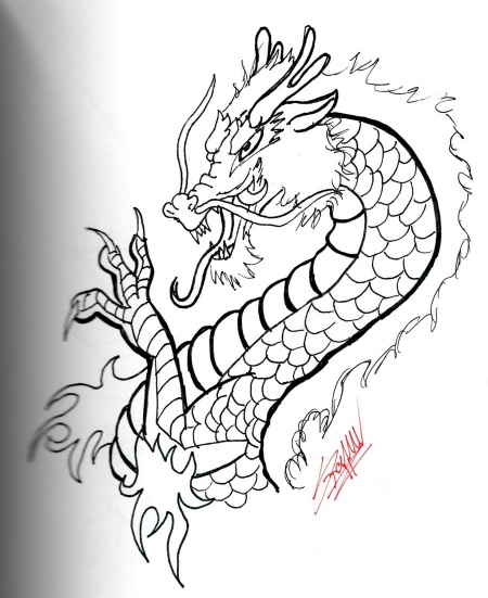 Chinese Dragon Outline | Free Download Clip Art | Free Clip Art ...