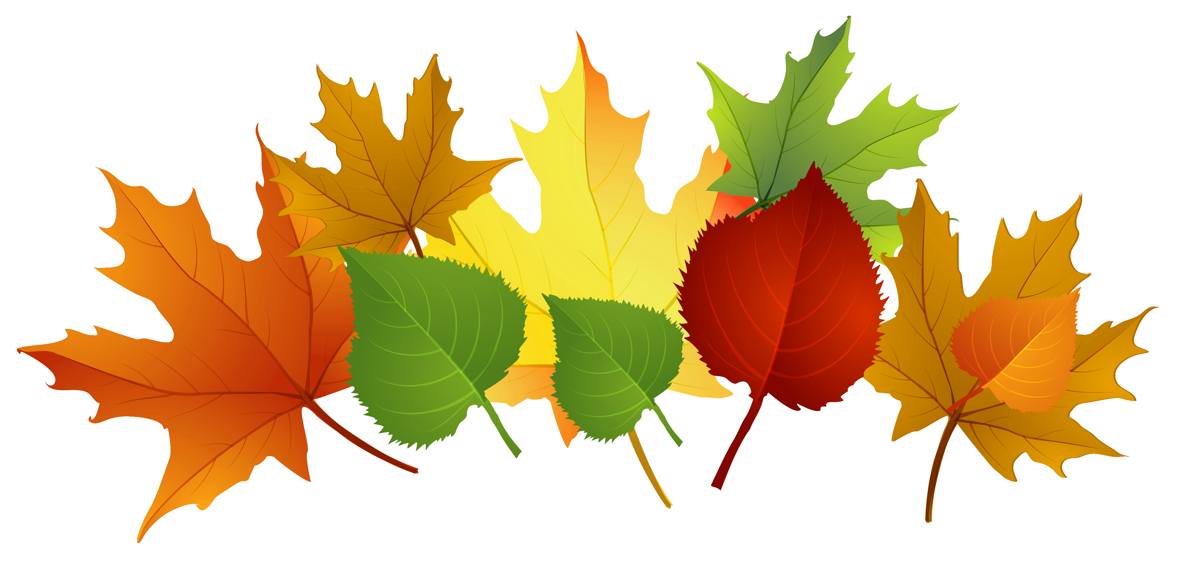 Free Clip Art Fall Leaves - Tumundografico