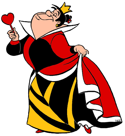 Queen of hearts clipart