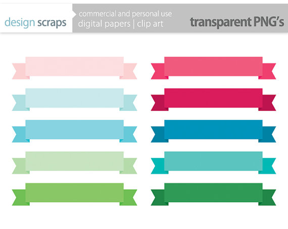Vintage Ribbon Banner Clip Art - Free Clipart Images