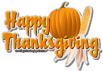 Glitter Happy Thanksgiving Myspace Graphic | Free Myspace Layouts