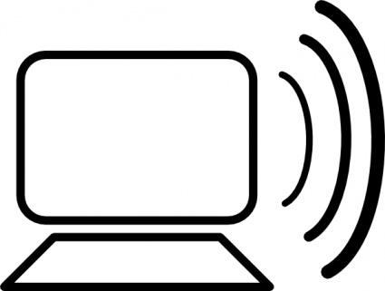 Download Computer Wireless Signal clip art Vector Free