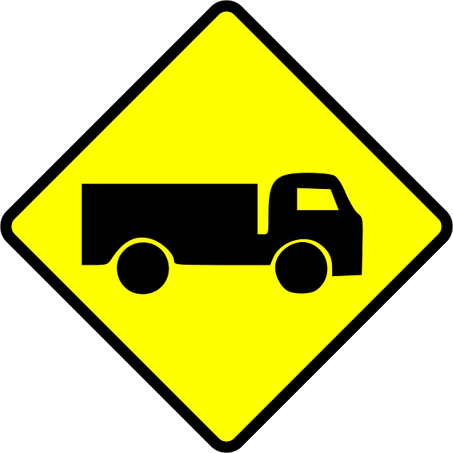 SIGN, CARTOON, DANGER, TRUCK, FREE, WARNING, TRUCKS - Public ...