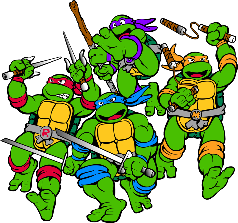 Ninja turtle egg clipart vector