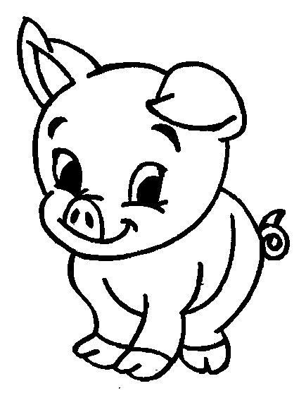 Pig Drawing | Si Scott, Cat Drawing ...