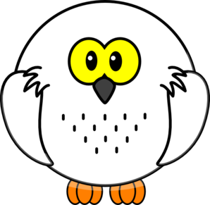 Cute snowy owl clipart - ClipartFox