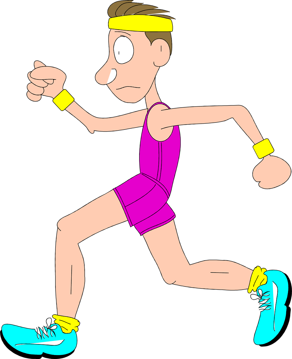 Running man clipart transparent