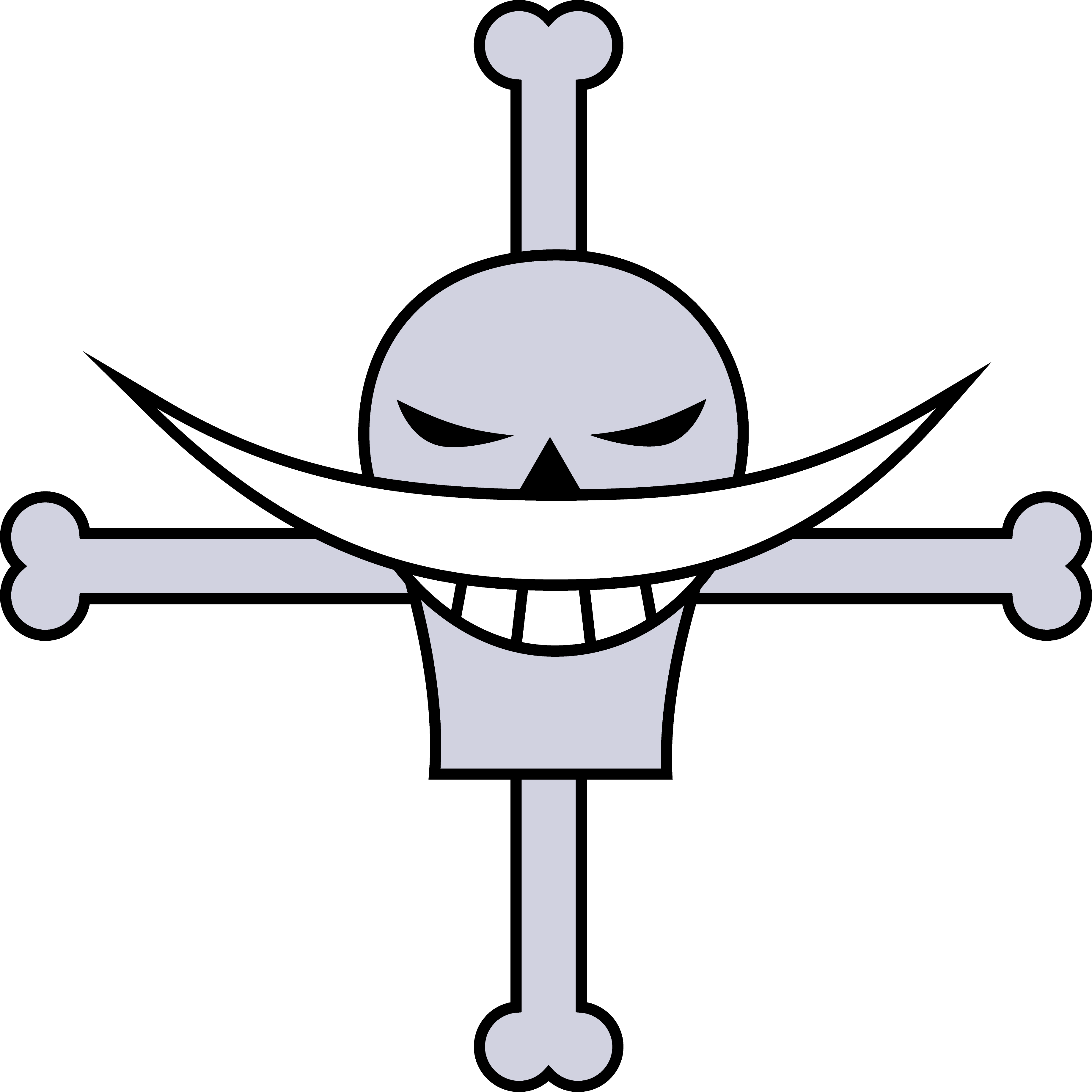 Whitebeard Flag - White-cross. by zerocustom1989