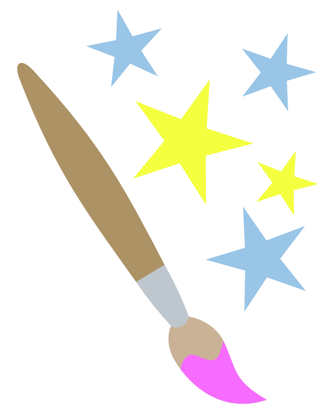 Paintbrush and stars cutie mark request by The-Smiling-Pony on ...