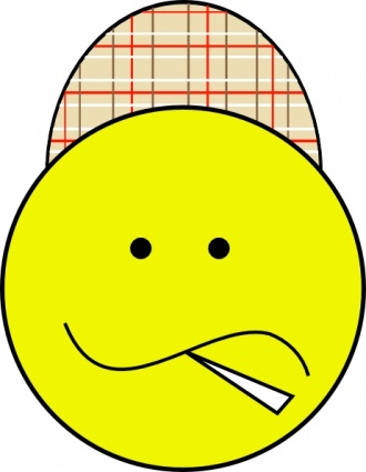 Sick Hot Kid clip art vector, free vector graphics