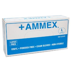 Ammex VPF Vinyl Medical Exam Grade Latex Free Glove, Disposable ...