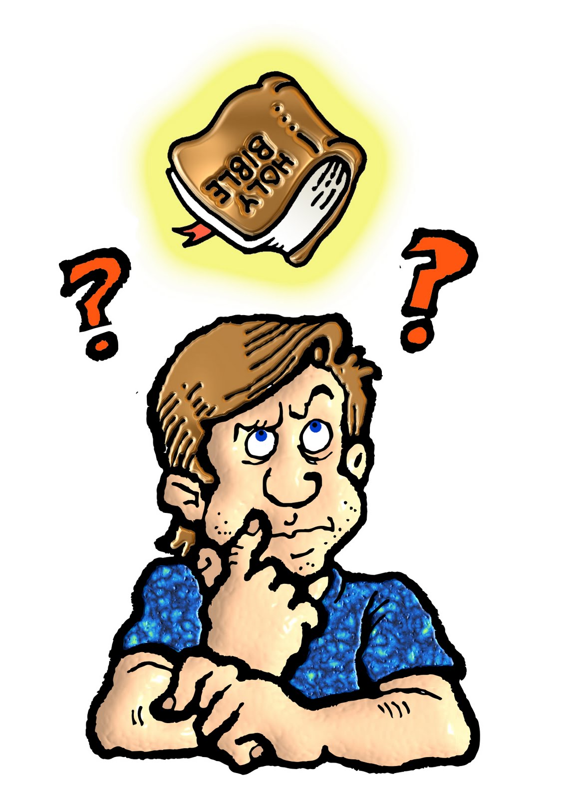 clipart thinking