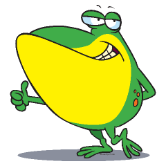 funny thumbs up frog Baby Clothes | Tooni Dooni