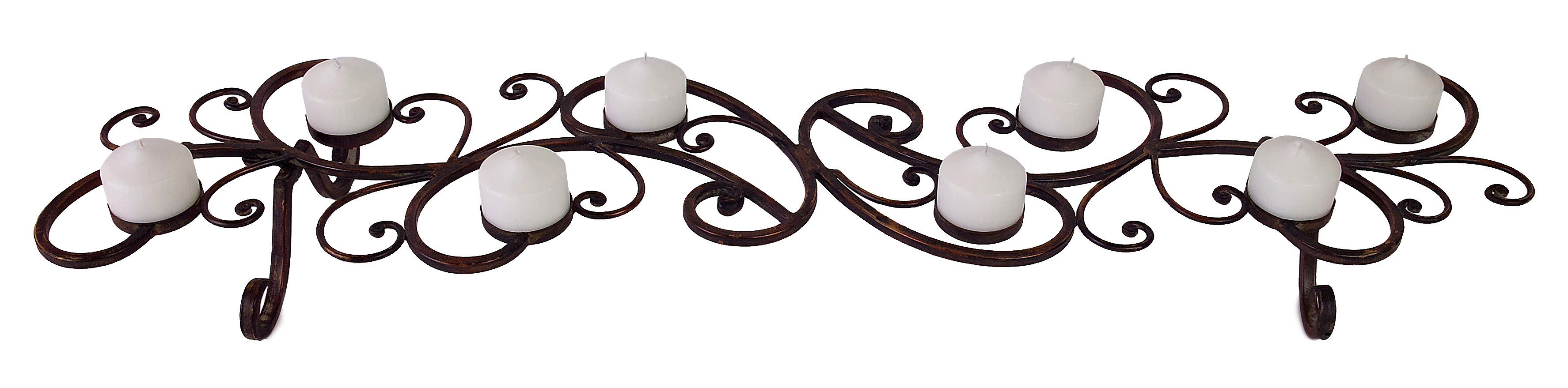 IMAX Worldwide Scrollwork Tabletop Candleholder - eFurniture Mart
