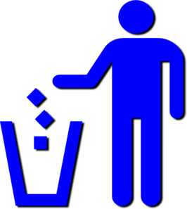 Use Trash Sign Clip Art - vector clip art online ...