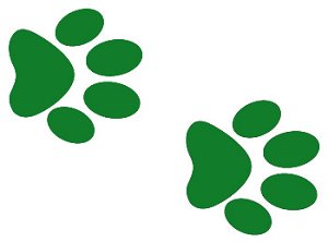Green Paw Print - ClipArt Best