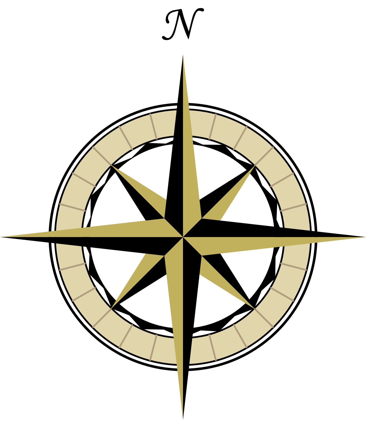 Compass Rose 1 Flowers 2011 Clip Art SVG openclipart.org commons ...