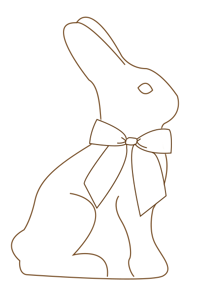 Easter Bunny Grass Template - quoteko.